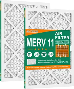 14 * 20 * 1 Air Filter,MERV 11,Furnace Air Filter for HVAC,Dust Defense-2packs by MIFLUS