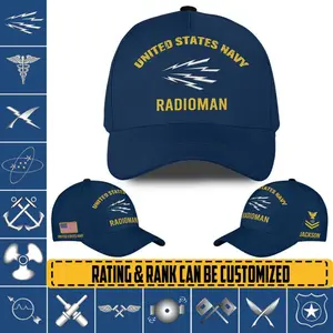 Customized Navy Ratings Classic Cap DUCAP110006 – Hat All Over Printed