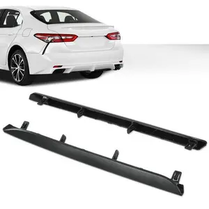 2x Rear Bumper Lower Plate Trim Molding Cover For 2018-2021 Toyota Camry SE XSE