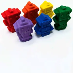 Robot Christmas Crayon Set, durable, colorful, stocking stuffer