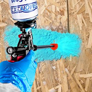 Spray Foam Insulation Kit 240 Board ft/Sq.ft, Closed Cell Wide Polyurethane DIY Spray Foam for Walls,Ceilings,Attics and Garage Doors (12 Pack×25.4oz) -Thermal & Soundproofing, Included Gun & Cleaner