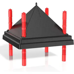 10" X 10" Chick Brooder Heating Plate With Anti Stand Cone, Brooder Heater For Chicks With Adjustable Heights