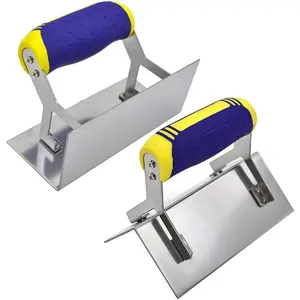Concrete Tools Set Stainless Steel Corner Trowel 2 PC (Inside & Outside) Drywall Corner Set Plastering Bricklaying Finishing Kit Heavy Duty fathersdaygifts