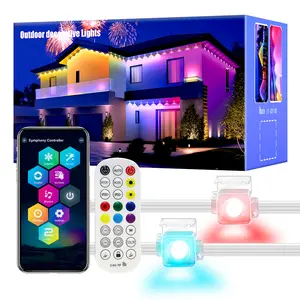 DAYBETTER RGB eaves light Colorful lighting for house edge IP67 waterproof, APP control Ideal for holiday decor (Heen, Christmas, etc.) Perfect for American homes
