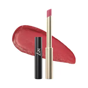 No7 Pro Artist Moisture Muse Lip Stick - Sheer, Hydrating Lipstick with Buildable, Glossy Color - Nourishing & Tinted Lip Products for Luminous, Comfortable Wear - Pink Blossom (0.8g)