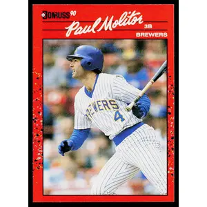 Paul Molitor 1990 Donruss #103b Milwaukee Brewers