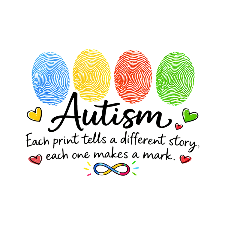 AUS40 Autism Each Print tells a different story 