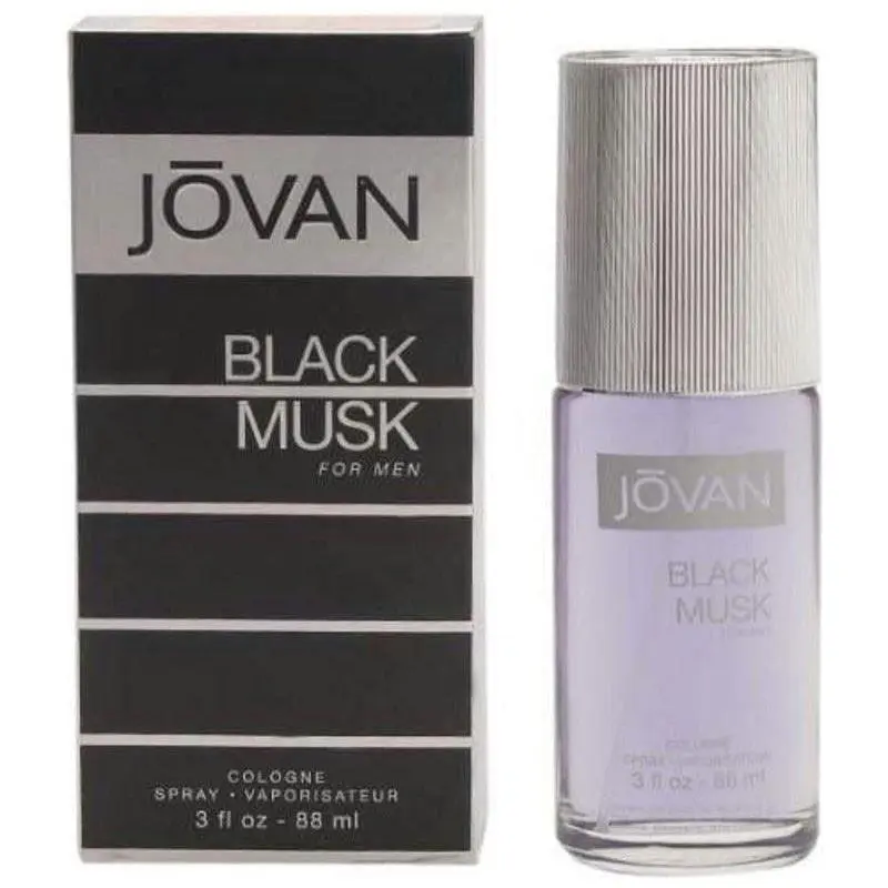 Men's Black Musk Cologne Spray, 3 fl oz - Long-Lasting Aromatic Woody Fragrance with Spicy Amber Notes, Bold Signature Scent, Bold Scent Colognes, Woody Musk, Aromatic Scent Men's Fragrance