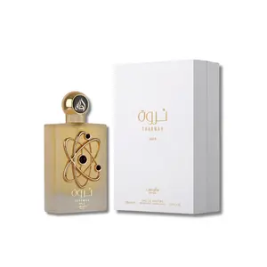 Lattafa Tharwah Gold Eau De Perfume 3.4 FL.OZ For Women Floral Oriental Fragrance Soft Elegant Fragrance Aroma Boosting Elixir