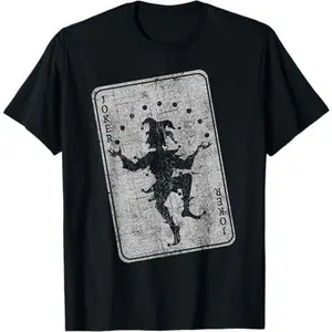 Joker playing card jester poker player halloween costume T-Shirt