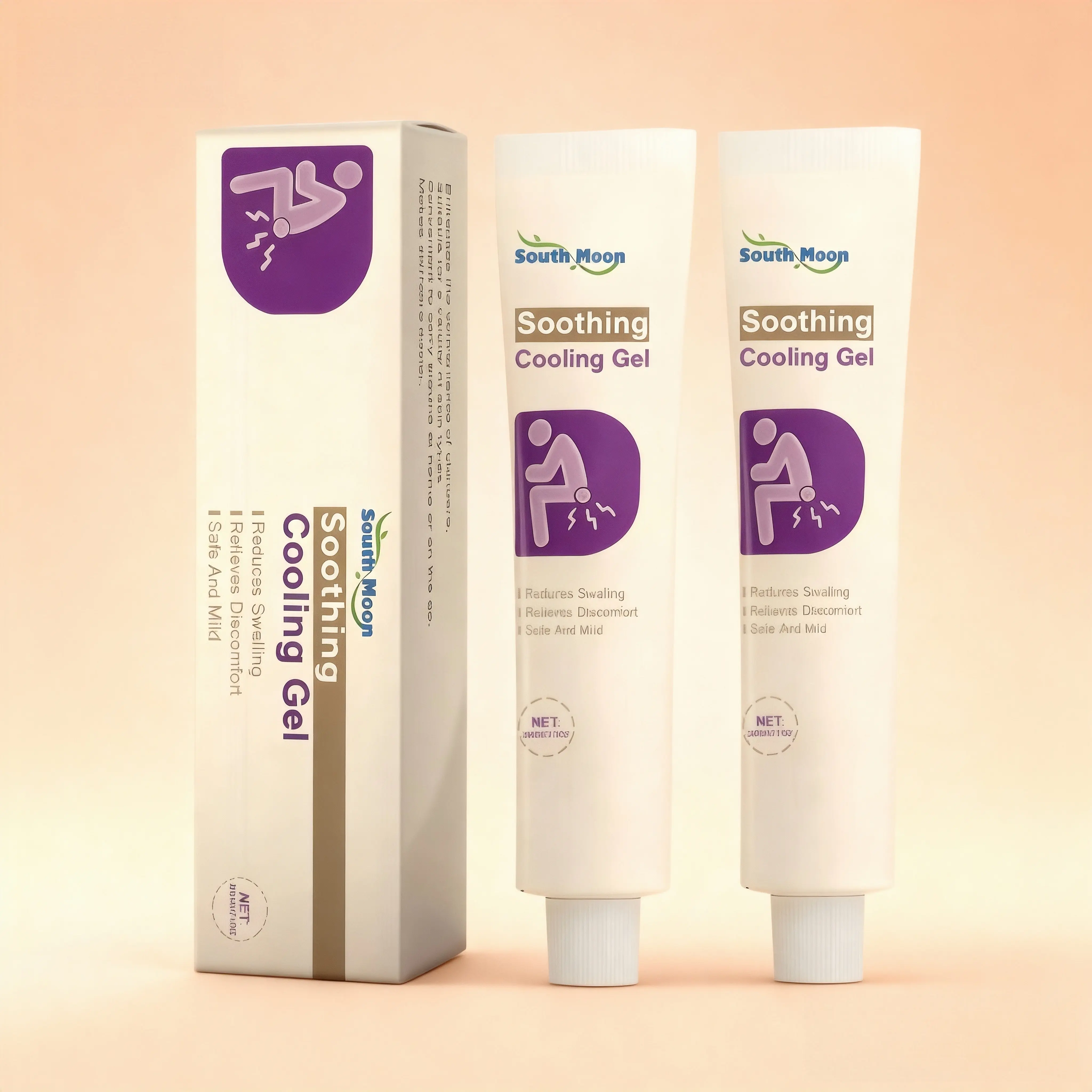 Herbal Ingredients Soothing Cooling Gel 20g - Natural Relief for Pain Lumps & Hemorrhoids Gentle Care Easy Application