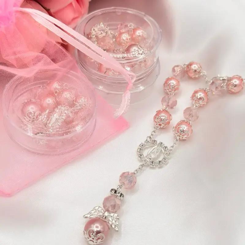 12pcs Religious Jewelry Gift Set - Baptism & First Communion Favors with Free Bags, Festive Party Jewelry for Religious Celebrations, Gift Jewelry