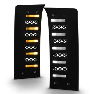 TOYOTA TUNDRA 22-26 FULL LED DRL VENT LIGHTS W/ DRL SWITCH, INITIATION, & SEQUENTIAL SIGNAL (FOR OE BUMPERS ONLY; DOES NOT FIT MODELS WITH FACTORY LED PROJECTORS)