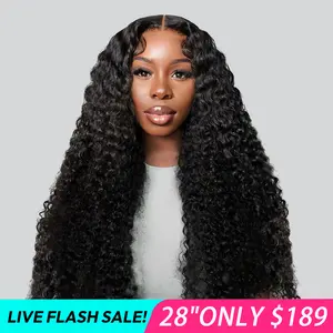 [New In] West Kiss 250% Density Glueless Human Hair Wigs Kinky Curly 5x5 Lace Closure Wig Ready To Go Wig Pre Bleached Knots Pre Plucked Hairline