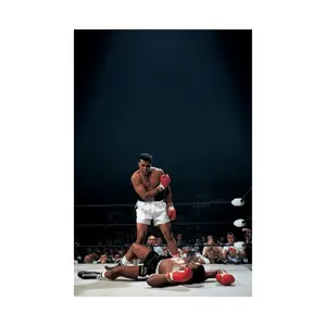 Legendary Muhammad Ali vs. Joe Frazier Knockout Matte Poster