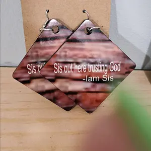 Iam Sis Square Earrings