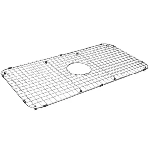 28.07-in x 13.94-in Center Drain Heavy-Duty Stainless Steel Sink Grid SVM2814C