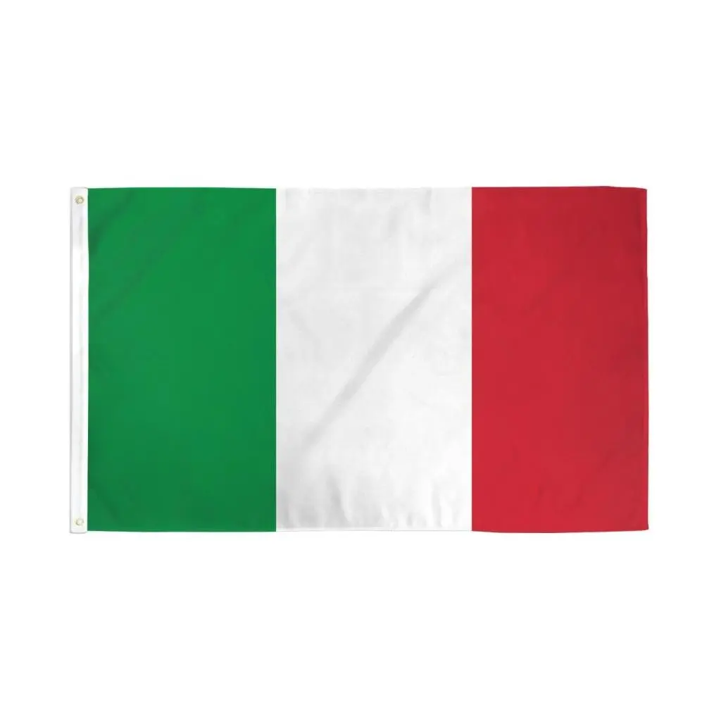 3x5ft Italy Flag Banner - Dye Sublimation Polyester Backdrop, Wall Decor, Colorful Decorative Fabric Banner for Home Festive & Party Supplies, Wall Decor Flags, Flag Festive Flags