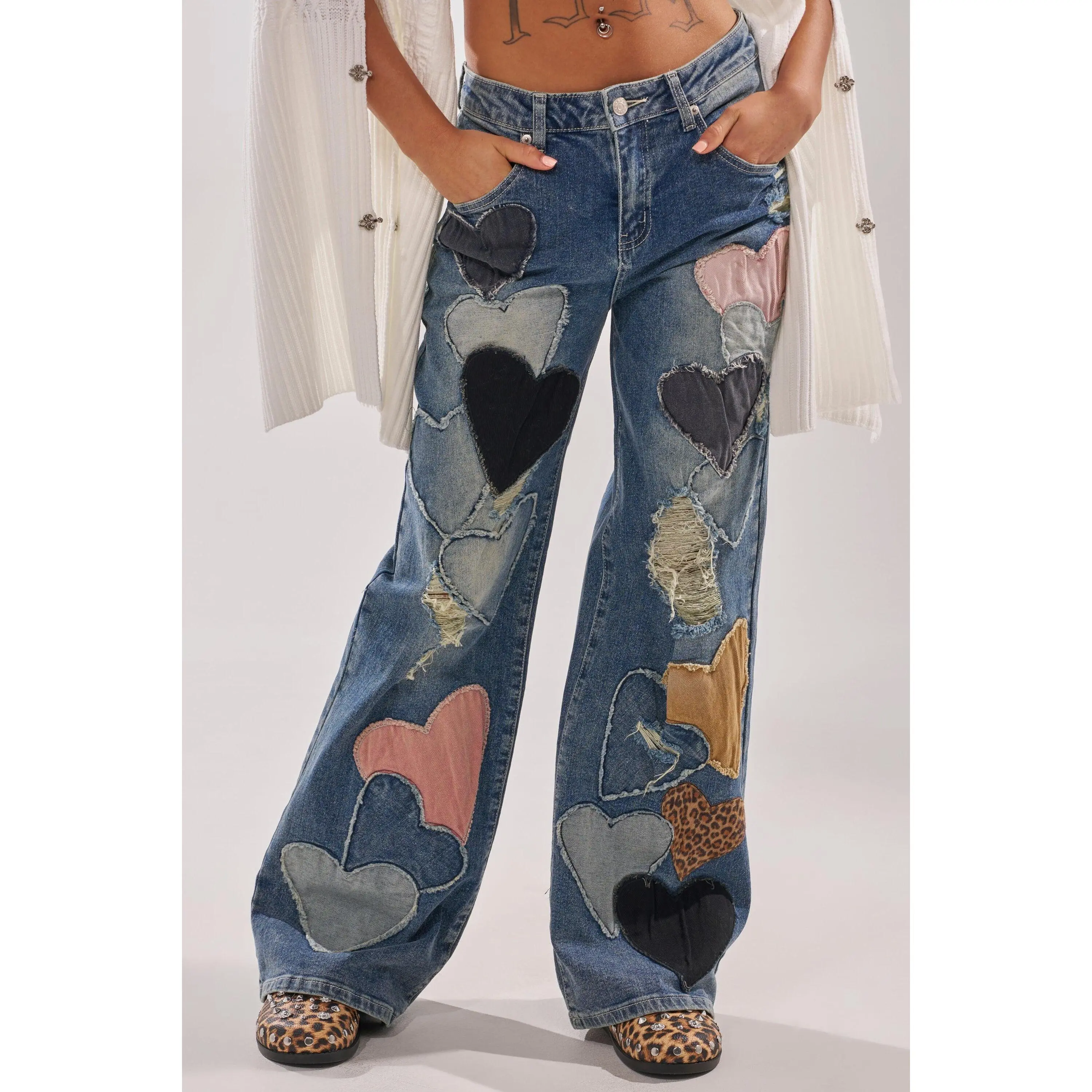 LOVE ME HARD RELAXED DENIM