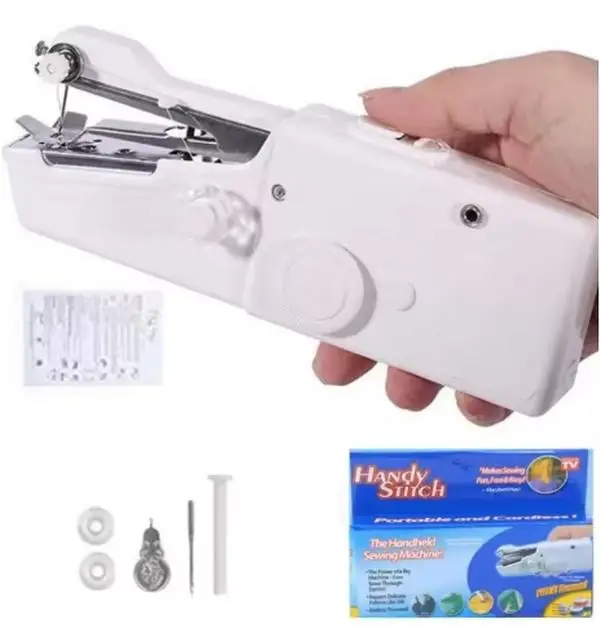 Portable Electric Sewing Machine - 1 Count Mini Handheld Sewing Machine for Beginner,  for Home DIY Clothing, Clothes DIY Tools
