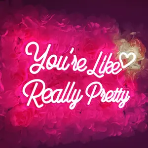 USB Powered Letter Pattern Neon Sign, Love Heart & Letter LED Neon Light with Accessories, LED Mood Light, Decorative LED Novelty Light for Home Room Decoration