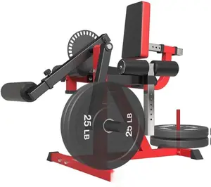 Lower Body Special Leg Extension & Curl Machine Adjustable 32-Position Rotary 1" & 2" Plate Loaded Home Gym Weight Machine for Quadriceps & Hamstrings