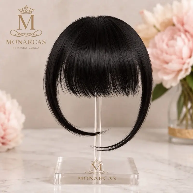 Clip-In Black Bangs