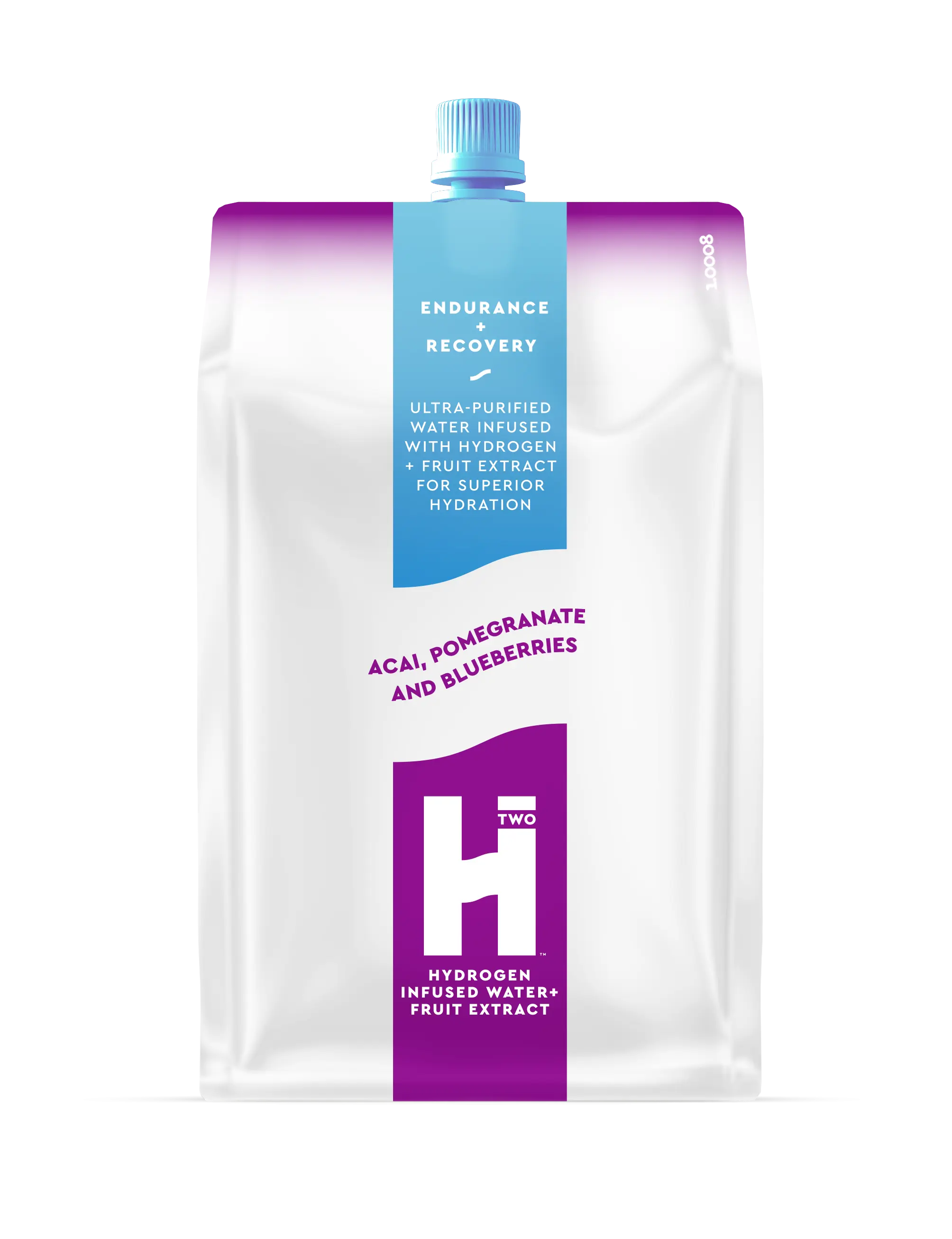 HTWO Acai, Blueberry & Pomegranate Hydrogen Water- No Sodium, No Caffeine, Low Carbs, Diabetes & Hypertension Friendly