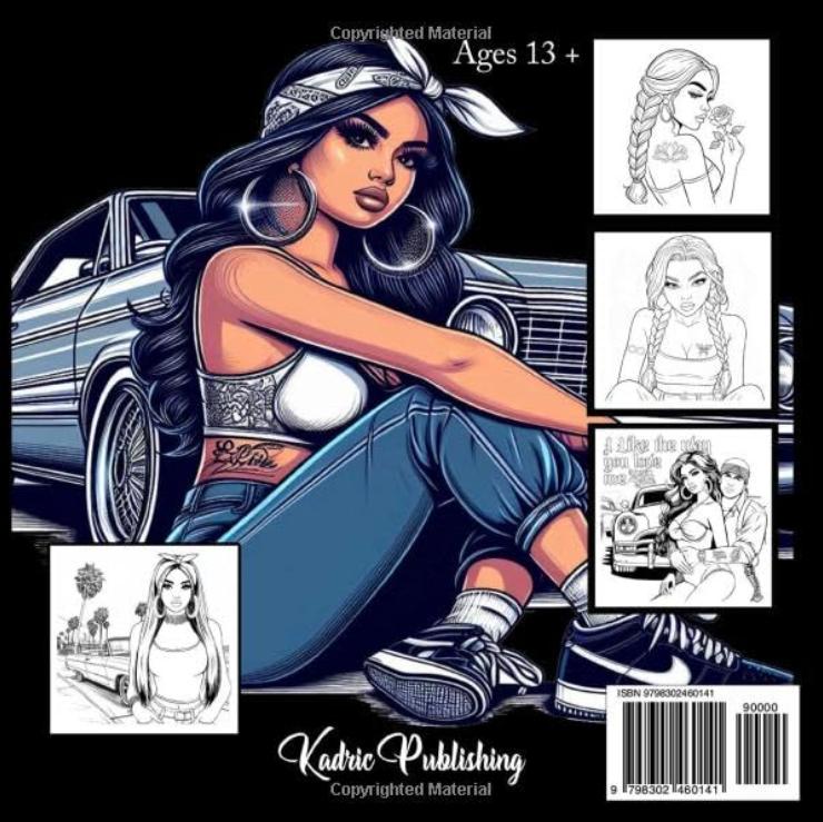 Homegirls Adult Coloring Book