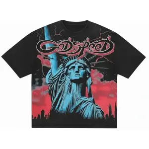 Godspeed Voltage 'Red' T-Shirt - Oversized Relaxed Fit Unisex Streetwear with Bold Graphic Design
