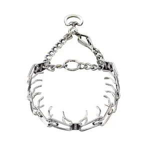 Herm Sprenger Chrome Prong Collar with Scissor Snap