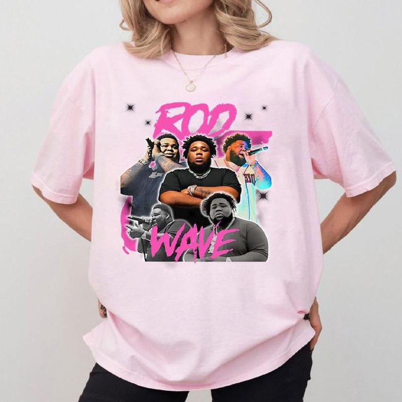 Pink Rod Wave Graphic Tee, Rod Wave Shirt - Gift For Women and Man Unisex Sweatshirt, Hoodie