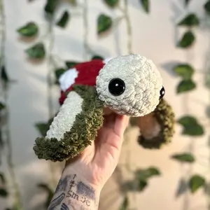 Crochet Mushroom Sea Turtle