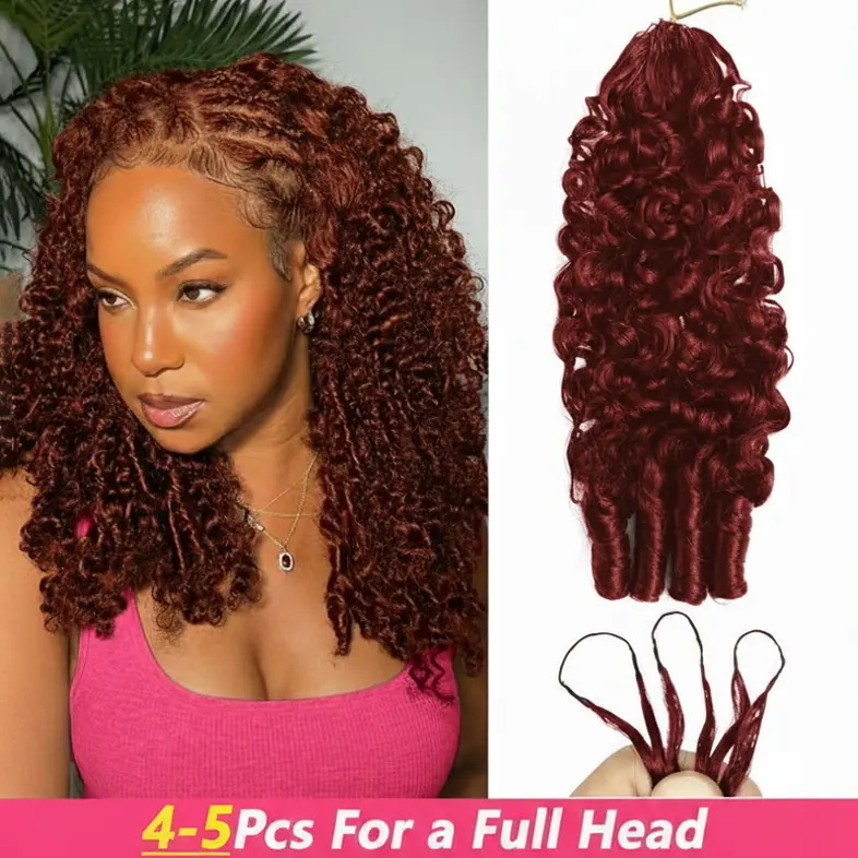 33# Burmese Curly Crochet Hair