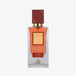 Lattafa Ana Abiyedh Scarlet Eau De Parfum 60ml - Fresh Sweet Warm Fragrance with Orange Bergamot Vanilla Pear Musk Amber Notes