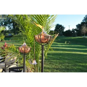 Find Your Passage  Smooth Copper Maui Grande Garden Torch - Set of 2