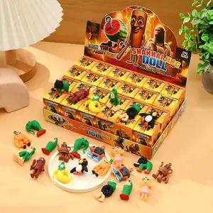24 Piece Action Figure Toys, Shark Model Figurines, Fun Animal Keychains, Unique Office Decor Gifts, Fan Collectibles