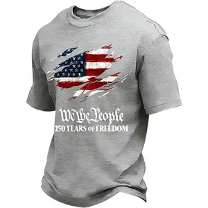 250 Anniversary USA Shirt 1776-2026 250th Birthday Patriotic American Flag T-Shirt