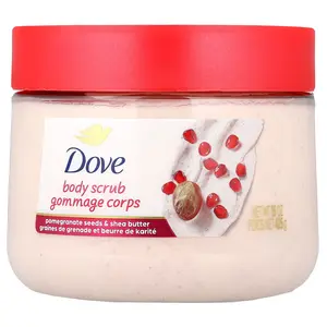 Dove Body Scrub, Pomegranate Seeds & Shea Butter, 15 oz (425 g)