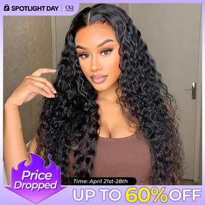 [NEW IN] OQ HAIR Water Wave Pre Bleached Tiny Knots Pre Cut Lace 7x5 HD Wear Go Glueless Wigs Human Hair Wigs For Beginners TikTokShopBlackFriday