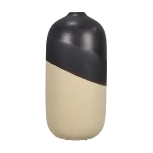 Young's Ceramic Black Dipped Vase Young's Ceramic Black Dipped Vase