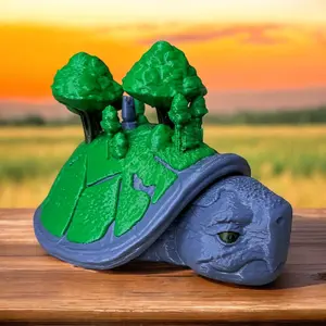 Elemental Great Turtle Figure - Video Game Inspired Gag Gift Novelty Toy Figure - Full Color