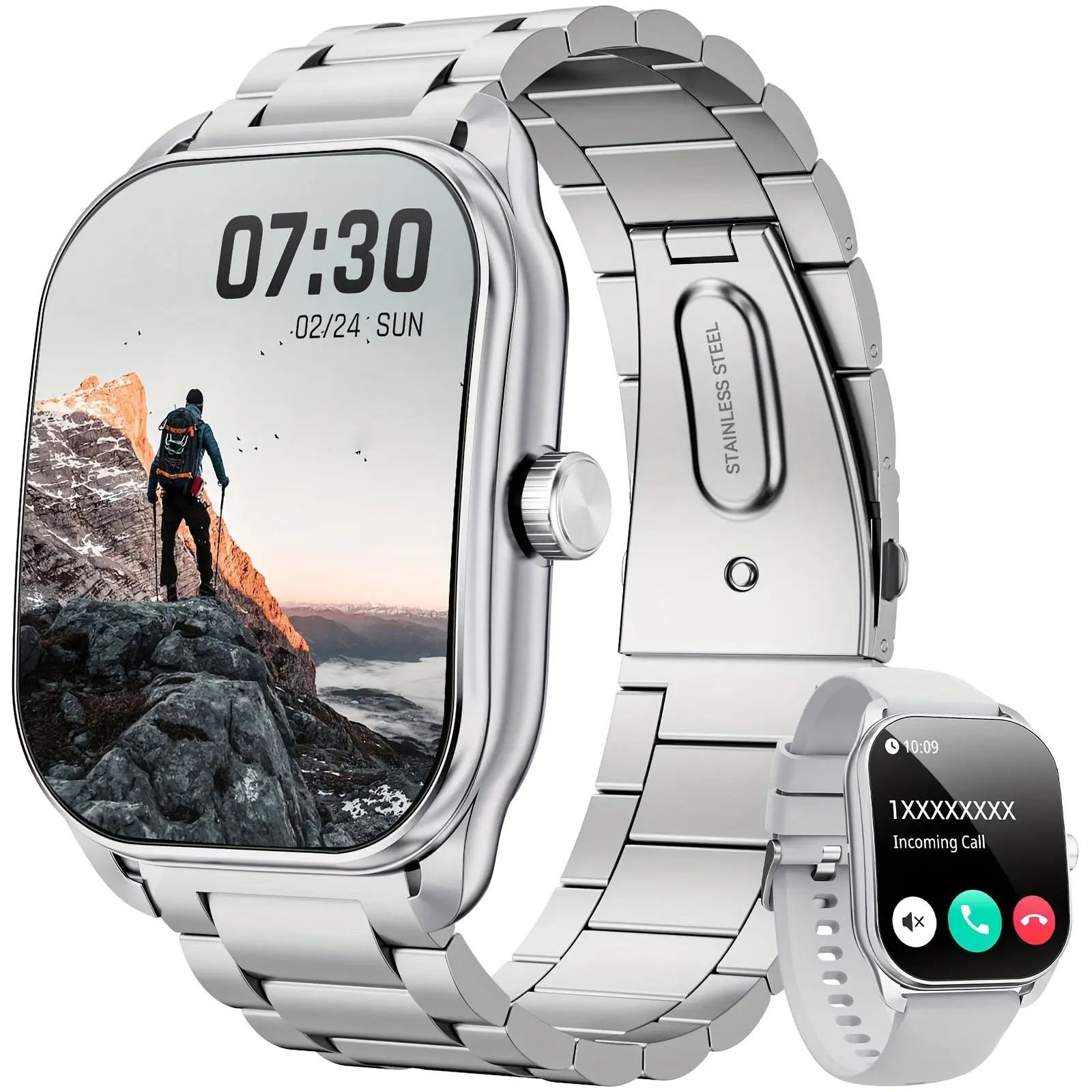 Multifunctional Smart Watch, Fashion Digital Watch with Heart Rate Monitoring and Sleep Tracking, Sports Watch for Women & Men, Wearable, Health Fitness Smartwatch