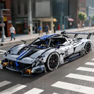 Pakaani Racing Car Building Set 1:8, Premium Model with Exquisite Box, Ideal Gift for Kids & Adults88806