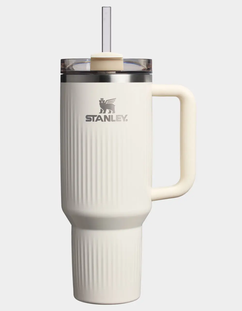 STANLEY The Quencher® H2.0 40 Oz Fluted Tumbler, Cream Gloss STANLEY The Quencher® H2.0 40 Oz Fluted Tumbler, Cream Gloss
