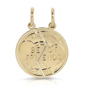 Best Friend Coin Pendants - Unique Coin Design with Inscriptions, Ideal for Collecting and Displaying