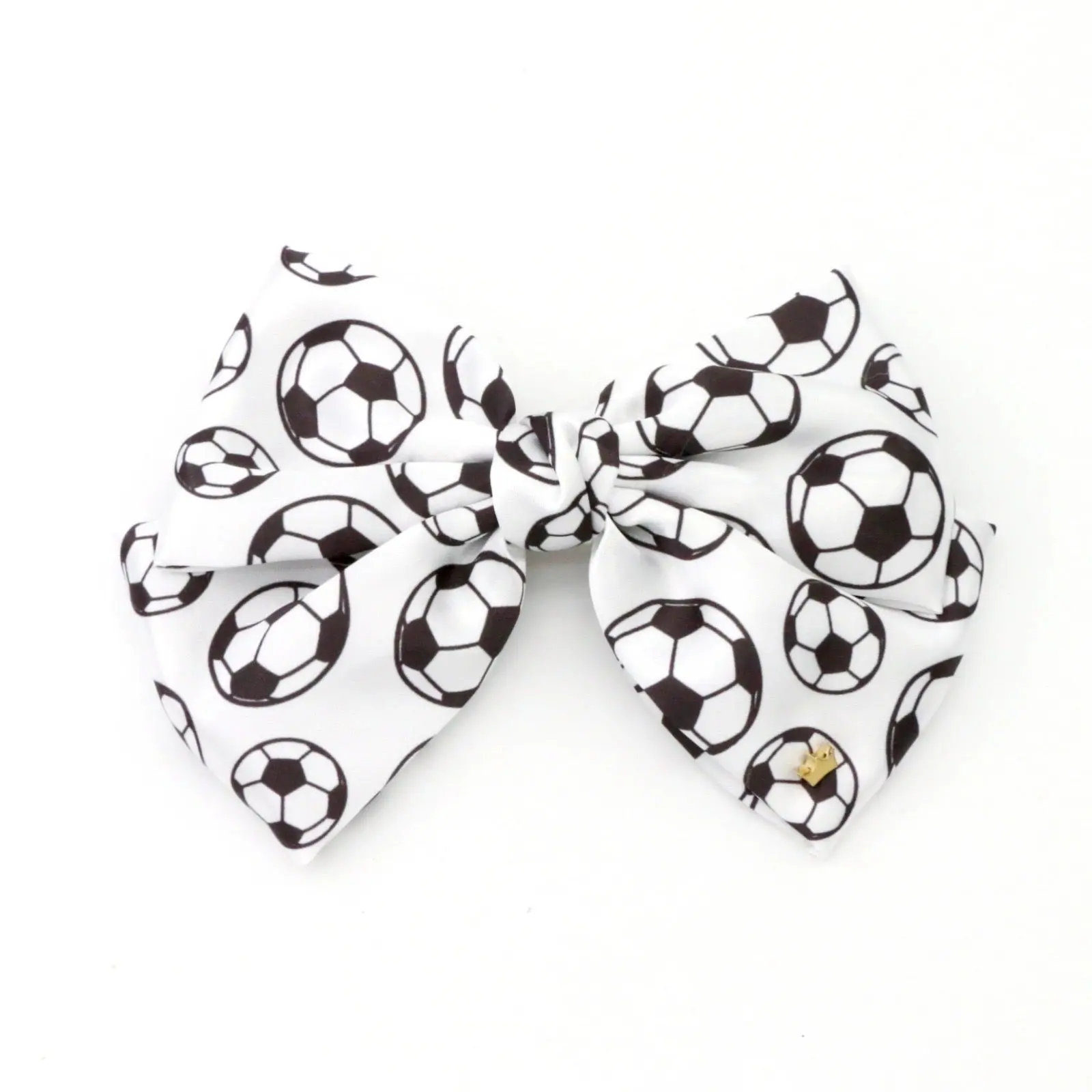 Goal Getter Satin Bow Clip