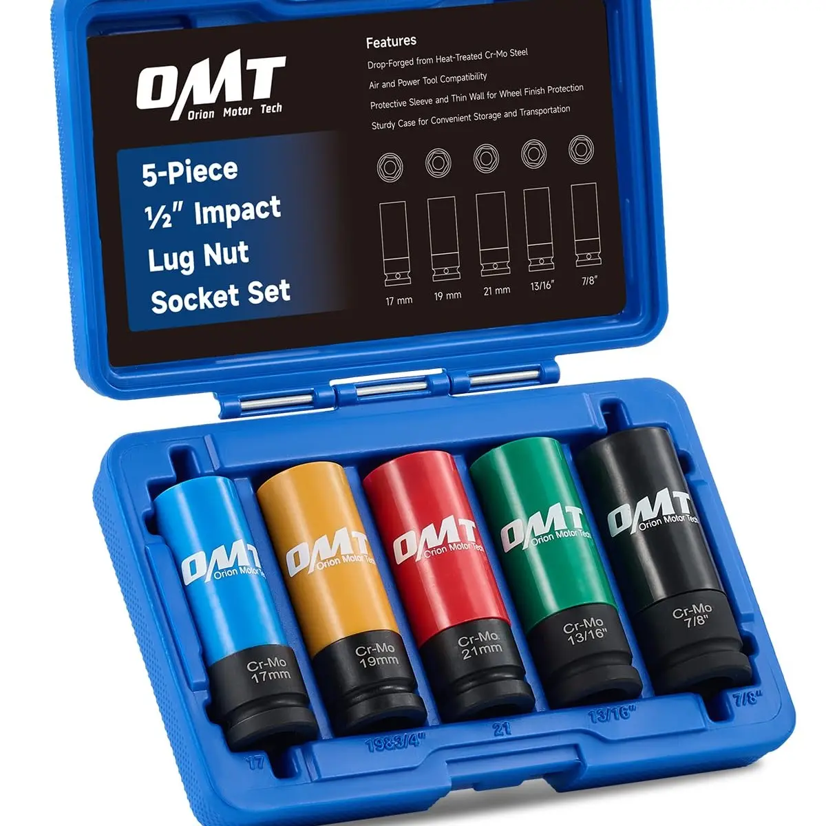 17 19 21 mm & SAE 13/16 7/8 in