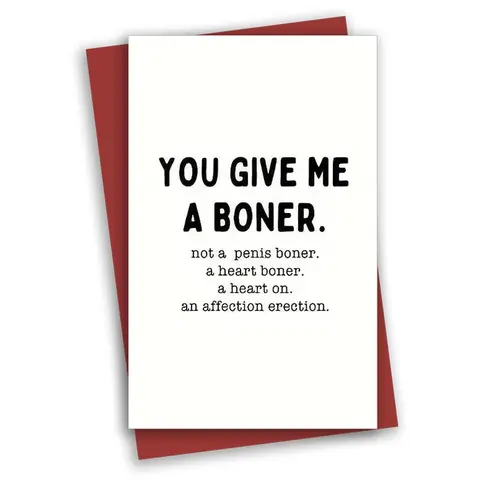 Anniversary Greeting Card with Envelope, 1 Count Creative Funny Pattern Anniversary Card, Humorous Gifts for Anniversary Wedding Birthday, Fun Party Cards, Birthday Card for Boyfriend