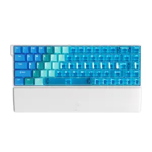 AJAZZ AK680 V2 wired e-sports game specific mechanical keyboard with keyboard handle magnetic switch keyboard crystal axis 68 key compact office mechanical keyboard RGB DIY support multiple systems suitable for e-sports games and office